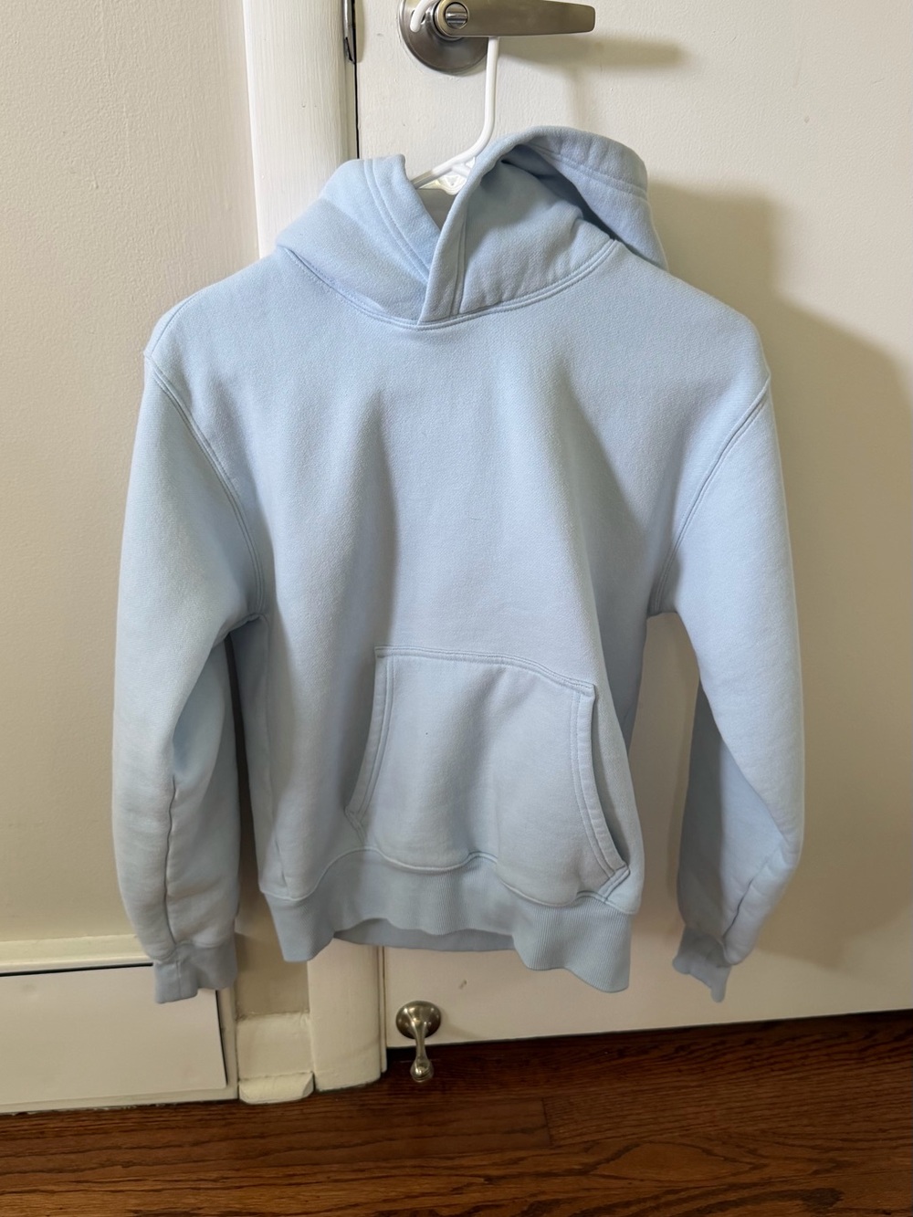Aritzia Light Blue Crewneck Hoodie